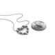 4 - Zayna 2.00 mm Round Emerald and Lab Grown Diamond Heart Pendant 