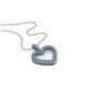 1 - Zylah Blue Topaz Heart Pendant 