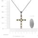 5 - Aja Citrine and Diamond Cross Pendant 