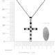 5 - Aja Emerald and Diamond Cross Pendant 