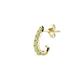 1 - Zena 0.24 ctw Peridot (1.80 mm) Single Half Hoop Huggie Earring 