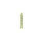 3 - Zena 0.24 ctw Peridot (1.80 mm) Single Half Hoop Huggie Earring 