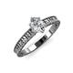3 - Florian Classic GIA Certified 7x5 mm Oval Cut Diamond Solitaire Engagement Ring 