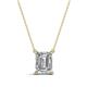 1 - Athena 2.50 ct IGI Certified Lab Grown Diamond Emerald Shape (9x7 mm) Solitaire Pendant Necklace 