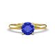 1 - Elodie 6.50 mm Round Tanzanite Solitaire Engagement Ring 