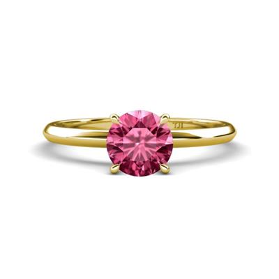 Petite Unity Pink Sapphire Solitaire Ring - Ready to Ship