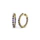 1 - Estella Iolite Hoop Earrings 