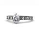 1 - Niah Classic 7x5 mm Oval Shape Forever One Moissanite Solitaire Engagement Ring 