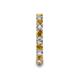 6 - Laida 3.00 mm Citrine and Diamond Eternity Band 