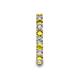 6 - Laida 3.00 mm Yellow and White Diamond Eternity Band 