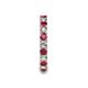 6 - Laida 3.00 mm Ruby and Lab Grown Diamond Eternity Band 