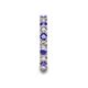 6 - Laida 3.00 mm Tanzanite and Lab Grown Diamond Eternity Band 