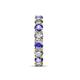 7 - Laida 3.80 mm Tanzanite and Diamond Eternity Band 