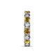 7 - Laida 3.80 mm Citrine and Diamond Eternity Band 