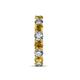 7 - Laida 3.80 mm Citrine and Diamond Eternity Band 