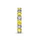 7 - Laida 3.80 mm Yellow Sapphire and Diamond Eternity Band 