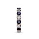 7 - Laida 3.80 mm Blue Sapphire and Lab Grown Diamond Eternity Band 