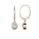 1 - Cara Opal (5mm) Solitaire Dangling Earrings 