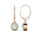 1 - Cara Opal (6.5mm) Solitaire Dangling Earrings 