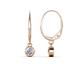 1 - Cara Diamond (4mm) Solitaire Dangling Earrings 