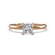 1 - Elodie GIA Certified 6.00 mm Princess Diamond Solitaire Engagement Ring 