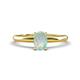 1 - Elodie 7x5 mm Oval Opal Solitaire Engagement Ring 