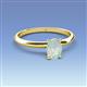 3 - Elodie 7x5 mm Oval Opal Solitaire Engagement Ring 