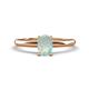 1 - Elodie 7x5 mm Oval Opal Solitaire Engagement Ring 