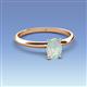 3 - Elodie 7x5 mm Oval Opal Solitaire Engagement Ring 