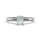 1 - Elodie 7x5 mm Oval Opal Solitaire Engagement Ring 