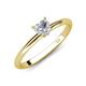 4 - Elodie GIA Certified 6.00 mm Heart Diamond Solitaire Engagement Ring 