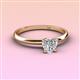 3 - Elodie GIA Certified 6.00 mm Heart Diamond Solitaire Engagement Ring 