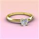 3 - Elodie 6.00 mm Heart Forever Brilliant Moissanite Solitaire Engagement Ring 