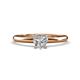 1 - Elodie 6.00 mm Heart Forever One Moissanite Solitaire Engagement Ring 