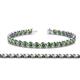 1 - Quon Green Garnet Tennis Bracelet 