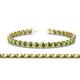 1 - Quon Green Garnet Tennis Bracelet 