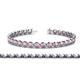 1 - Quon Pink Tourmaline Tennis Bracelet 