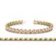 1 - Quon Pink Tourmaline Tennis Bracelet 