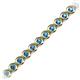 2 - Quon Blue Topaz Tennis Bracelet 