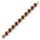 2 - Quon Red Garnet Tennis Bracelet 