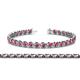 1 - Quon Rhodolite Garnet Tennis Bracelet 