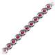 2 - Quon Rhodolite Garnet Tennis Bracelet 