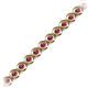 2 - Quon Rhodolite Garnet Tennis Bracelet 