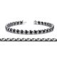 1 - Quon Black Diamond Tennis Bracelet 