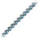 2 - Quon London Blue Topaz Tennis Bracelet 