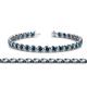 1 - Quon Blue Diamond Tennis Bracelet 