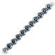 2 - Quon Blue Diamond Tennis Bracelet 