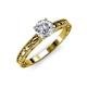 4 - Rachel Classic 1.00 ct IGI Certified Lab Grown Diamond Round (6.50 mm) Solitaire Engagement Ring 
