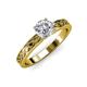 4 - Maren Classic 1.00 ct IGI Certified Lab Grown Diamond Round (6.50 mm) Solitaire Engagement Ring 