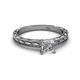 2 - Rachel Classic 1.00 ct IGI Certified Lab Grown Diamond Princess Cut (5.50 mm) Solitaire Engagement Ring 